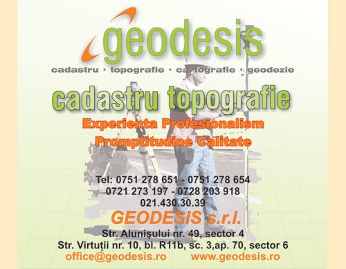 Geodesis Consult - cadastru si intabulare